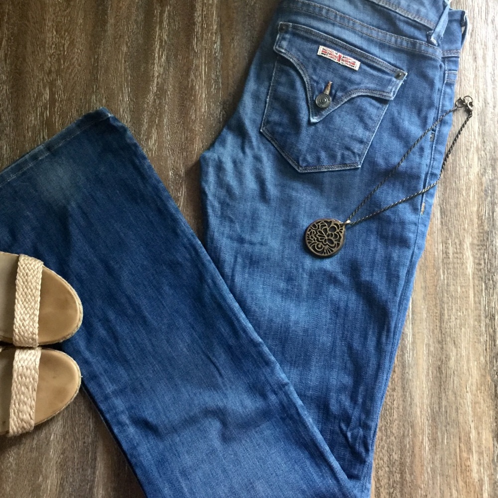 Hudson straight leg jeans